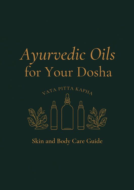 Three copper bowls of Ayurvedic oils with herbs, sandalwood and rose petals for Vata Pitta Kapha dosha rituals by Prasadhak