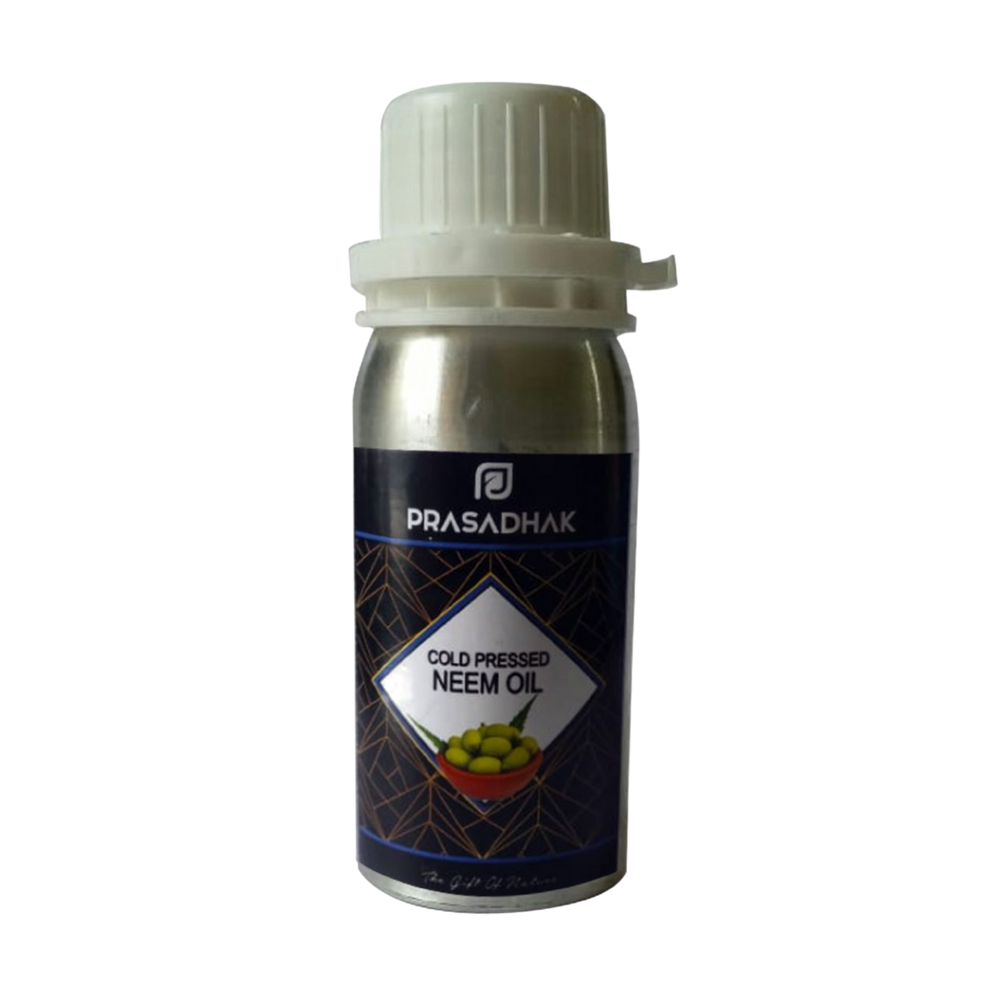 Prasadhak Cold-pressed Neem Oil bottle - 1500ppm azadirachtin concentration