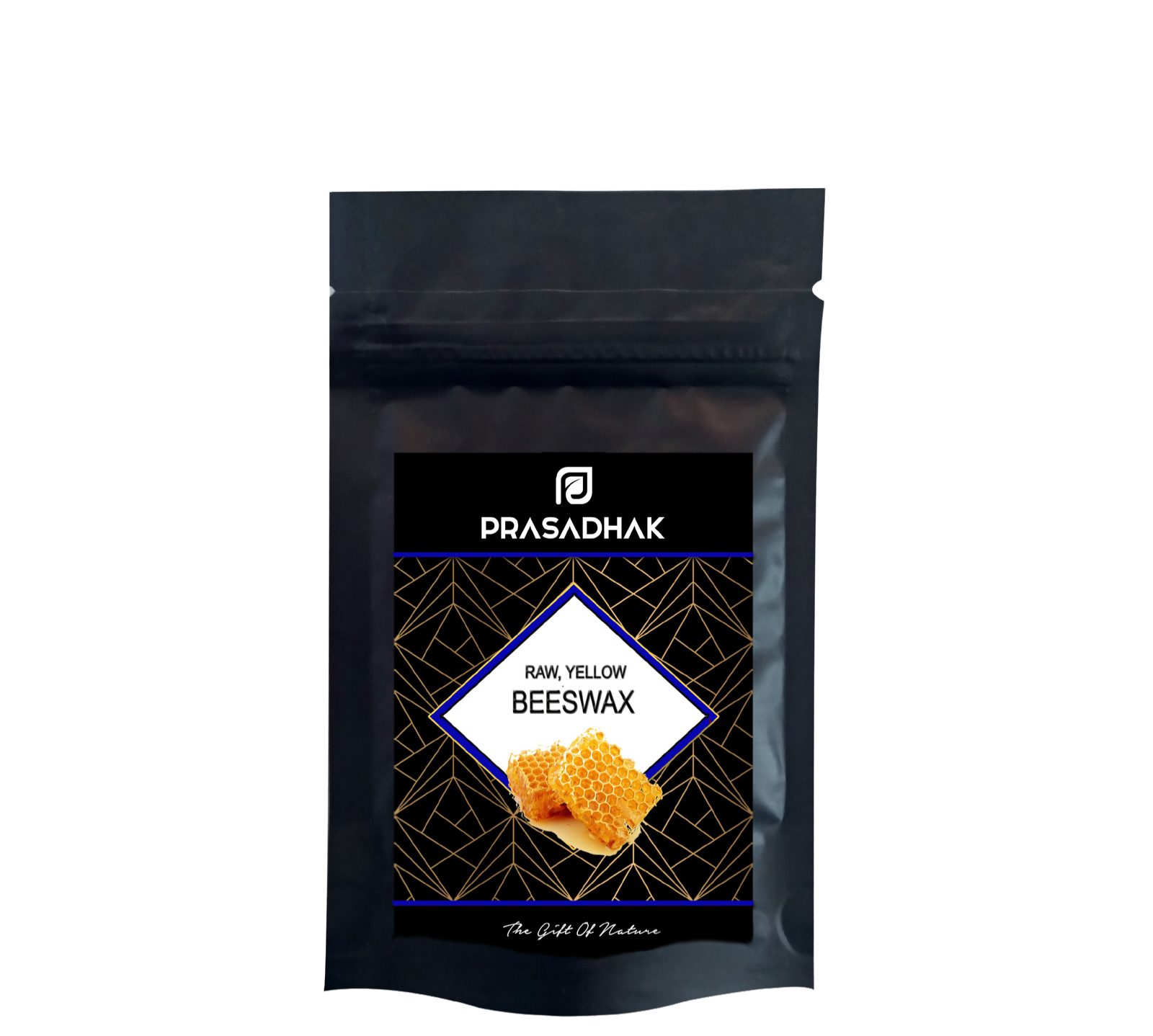 Prasadhak Unrefined Yellow Beeswax block - raw natural wax for DIY balms and candles