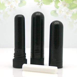 Empty Nasal Inhaler Tubes - Black