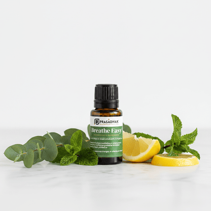 Breathe Easy – Fresh Air & Clarity | Essential Oil Blend (30ml) aromatherapy blend blends 1 - Prasadhak