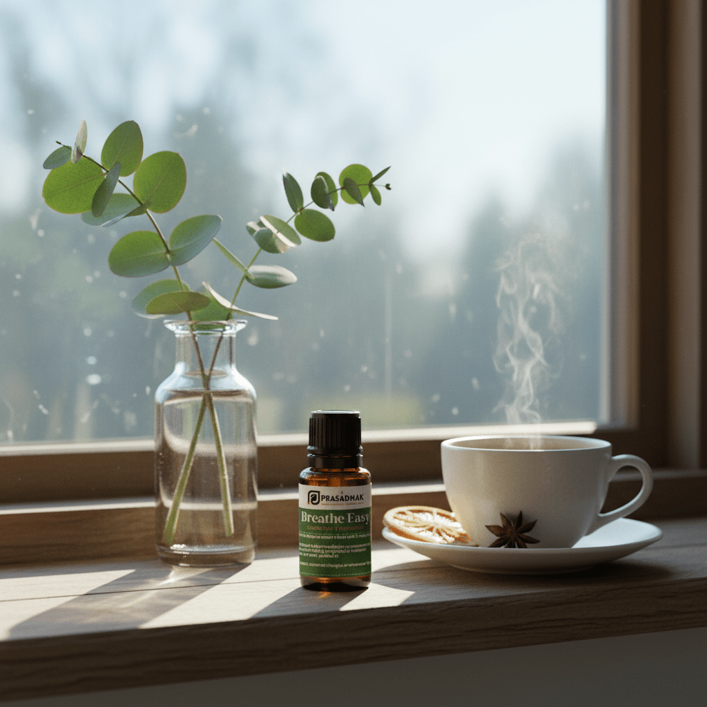 Breathe Easy – Fresh Air & Clarity | Essential Oil Blend (30ml) aromatherapy blend blends 4 - Prasadhak