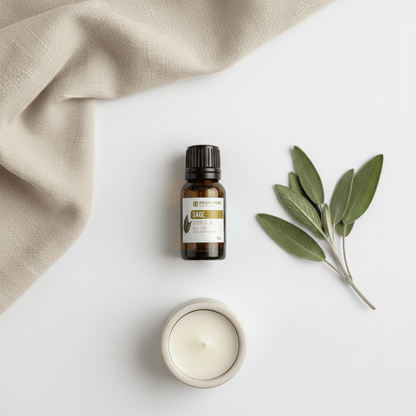 Clary Sage Flat Lay