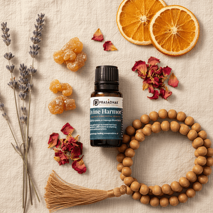 Divine Harmony – Emotional Balance & Sacred Connection | Essential Oil Blend (30ml) aromatherapy balance 2- Prasadhak