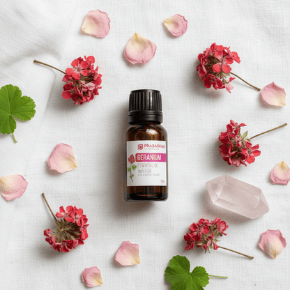 Geranium Flat Lay