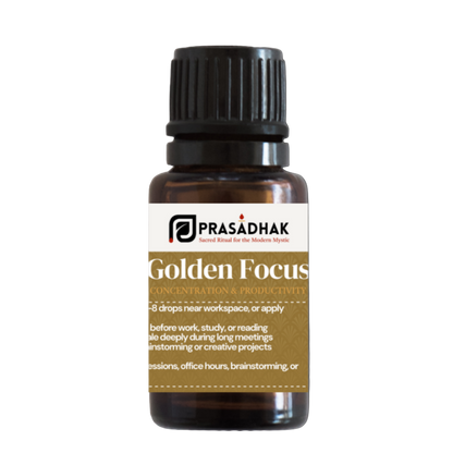 golden focus essential oil blend