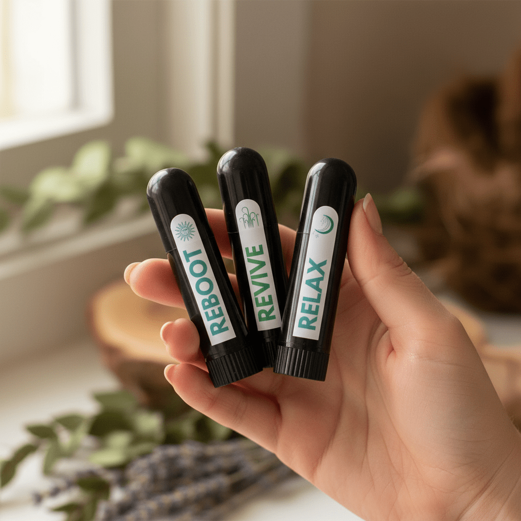 Inhaler Set Hand Shot