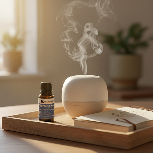 Morning Aura – Uplift & Energize | Essential Oil Blend (30ml)