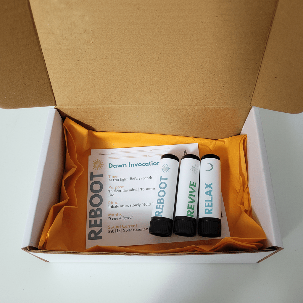 Nasal Inhaler Set Unboxing