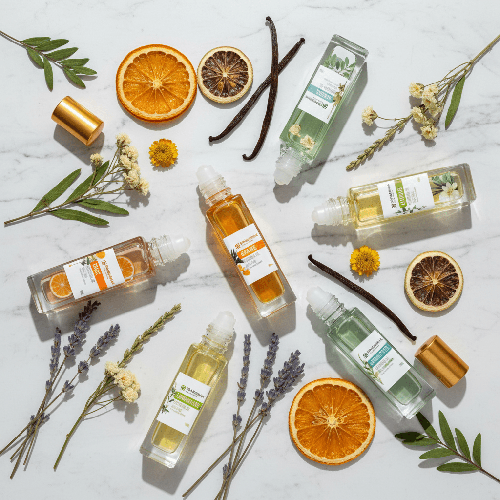 Pure Scents Collection Flat Lay