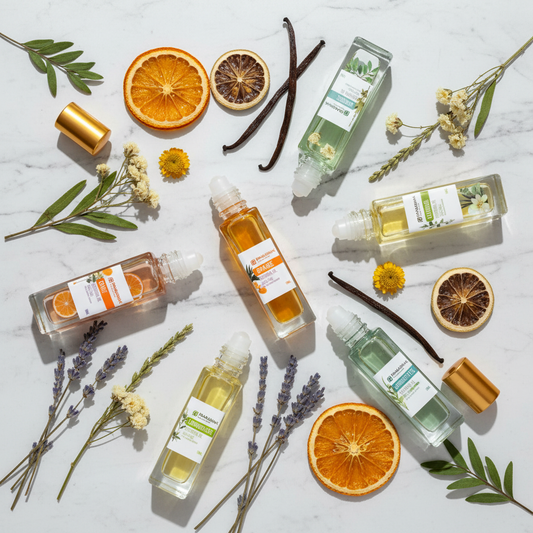 Pure Scents Collection Flat Lay