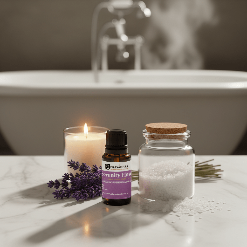 Serenity Flow – Calm & Balance | Essential Oil Blend (30ml) alertness aromatherapy 4- Prasadhak
