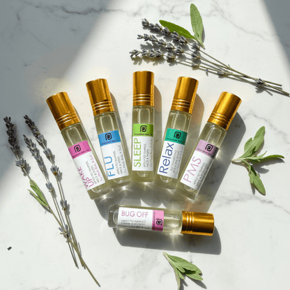 Wellness Roll-Ons Flat Lay